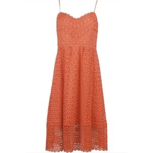 J.Crew Floral Eyelet Lace Dress